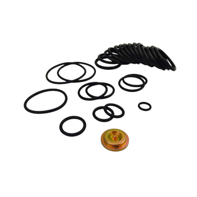 Anéis de borracha preto verde cinza MOQ 100 conjuntos Kit de correção de adaptador de fio