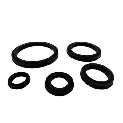 Buna FKM HNBR Brass ou aço inoxidável Anéis de apoio 1502 Weco Hammerless Union Seals
