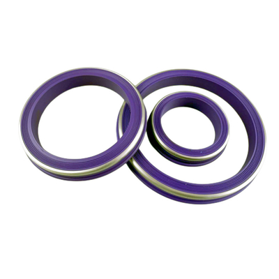 Função de vedação confiável Buna-N HNBR Elastomer Lip Ring com apoio de latão