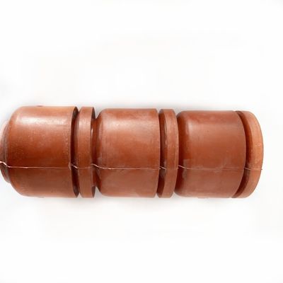 Taça de esfregão de borracha tipo TA com nitrilo de alto grau (NBR) e inserção de aço resistente à corrosão para aplicações em campos petrolíferos de 10.000 PSI