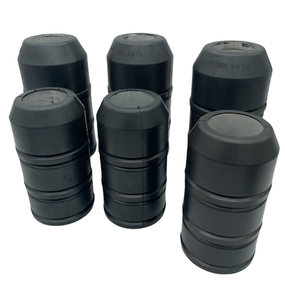 2-7/8' 3-1/2' TA Estilo borracha de campo de petróleo Swab Cups Core de aço tubulação de fio para equipamentos de campo de petróleo Downhole