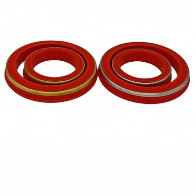1' 2' 3' 4' Buna NBR HNBR FKM PTFE Weco com Brass e borracha inoxidável vermelha