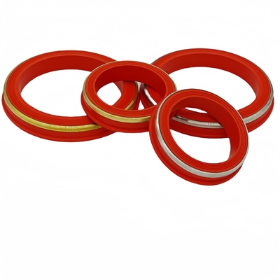 1' 2' 3' 4' Buna NBR HNBR FKM PTFE Weco com Brass e borracha inoxidável vermelha