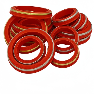 1' 2' 3' 4' Buna NBR HNBR FKM PTFE Weco com Brass e borracha inoxidável vermelha