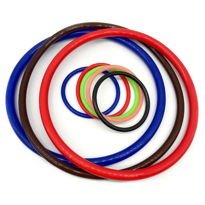 Norma AS568 Melhor flexibilidade Sementes de silicone e juntas de borracha com forma redonda colorida