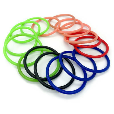 Selo resistente ao desgaste Várias cores Vermelho Azul Verde Elastico Não-tóxico E Amigável ao Meio Ambiente Anéis de silicone