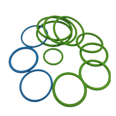 Juntas de vedação e anéis de borracha com dureza 40-90 Shore A em NBR, HNBR, EPDM e Silicone, com tamanhos padrão AS568 e métricos