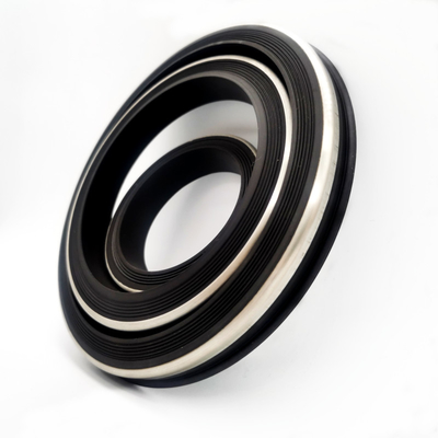 Resistente ao óleo e ao calor e aos produtos químicos NBR HNBR FKM PTFE Black Hammer Union Seal com suporte inoxidável