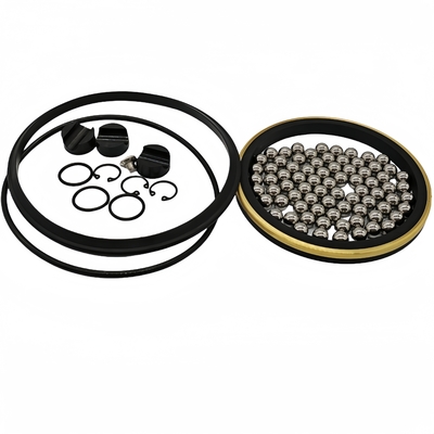 105 bolinhas de aço durável de vedação de pó 4 " 15k Kemper conjuntos giratórios de reparação kits com Snap
