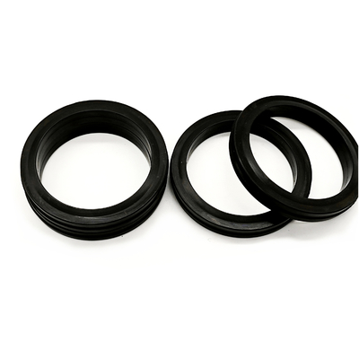 Negro 90 Shore A 2 polegadas FKM HNBR Hammer Union Seal Vee Lip Tipo Seal Anel