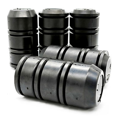 Taças de esfregão de borracha de estilo TA para operações de campo petrolífero com pressão de até 10.000 PSI, nitrílico (NBR), HNBR, materiais FKM e dureza de 70 - 90 Shore A