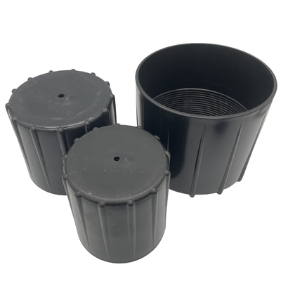Protector de fios de plástico de alta durabilidade preto para tubos de óleo