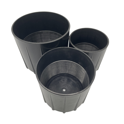 Protector de fios de plástico de alta durabilidade preto para tubos de óleo
