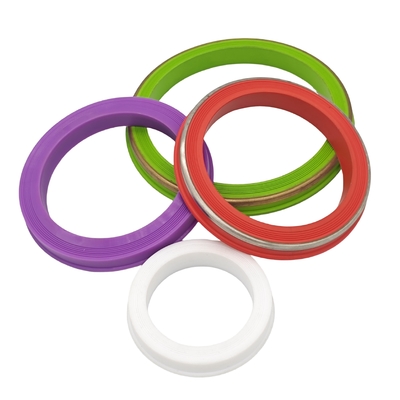 PTFE de cor branca, resistente a químicos