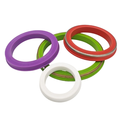 PTFE de cor branca, resistente a químicos