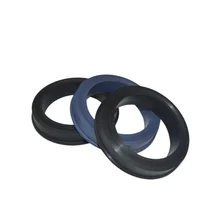 Anéis O de silicone preto fornecem resistência à temperatura processada por compressão
