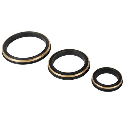 80 Shore A Brass Backup Buna Hammer Sello da União