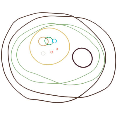 Fabricante de O-Rings Premium resistente ao óleo AS568 Precision FFKM Rubber O-Rings para gás natural