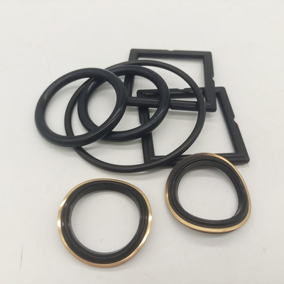 3" Válvula de plugue preto Elastomer Set Selo macio com latão