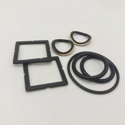 3" Válvula de plugue preto Elastomer Set Selo macio com latão