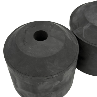 55 D Cor preta de borracha de conservação de óleo do tipo H, de 3/8" a 5/8" de comprimento, para campos petrolíferos
