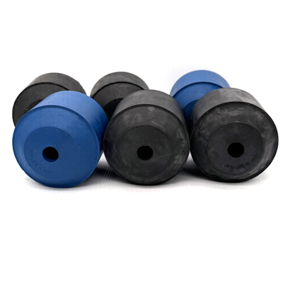 40 a 60 Borda A 3/8" a 5/8" H caucho para poupança de óleo cor preta e azul