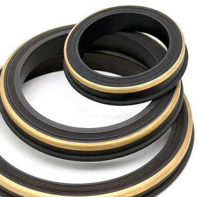 Sello de união de martelo de nitrilo (NBR) com anel de apoio de latão para aplicações de alta pressão de 10.000 PSI a 15.000 PSI