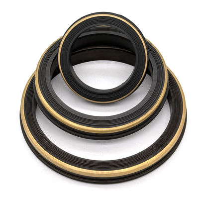 Sello de união de martelo de nitrilo (NBR) com anel de apoio de latão para aplicações de alta pressão de 10.000 PSI a 15.000 PSI