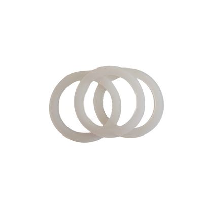 Junta de borracha de silicone de grau alimentício em conformidade com a FDA com dureza Shore A de 40-90 e tamanho personalizado