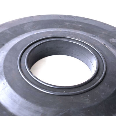 Limpador de tubos de perfuração de borracha industrial de 9 polegadas NBR HNBR Flat Stripper para tubos de óleo e gás de 68 mm ID