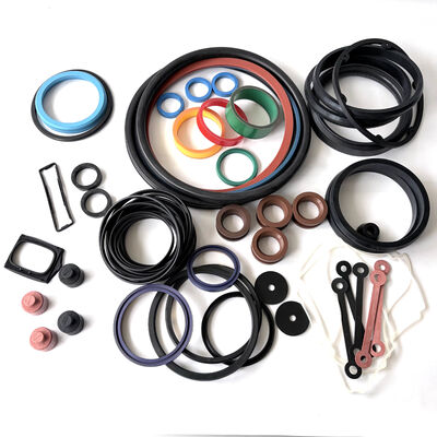 Peças e componentes de borracha personalizados industriais em silicone NBR EPDM FKM HNBR com durômetro específico e cores Pantone