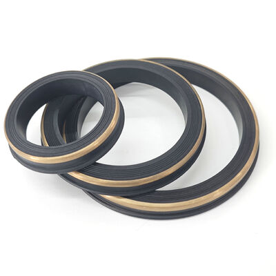 NBR 80 Shore A Hammer Union Seal com anel de suporte de latão 2", 3", 4" Tamanhos para Fig 1502 Oilfield Grade Seals de borracha de alta pressão para sistemas de manifold