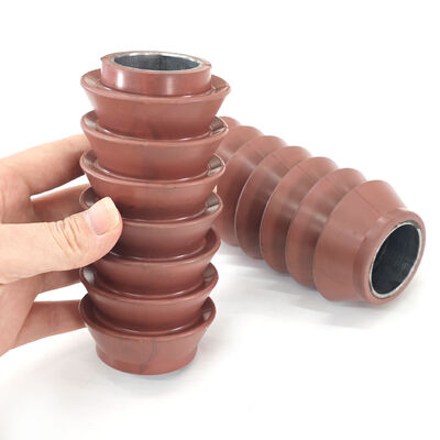 2 1/2 polegadas H2S Resistente SV Style Swab Cup com borracha + núcleo de metal para poços de gás azedo