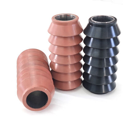 2 1/2 polegadas SV estilo de borracha Swab Cup com resistência à abrasão flexível Multi-Lip Design para aplicações no campo de petróleo