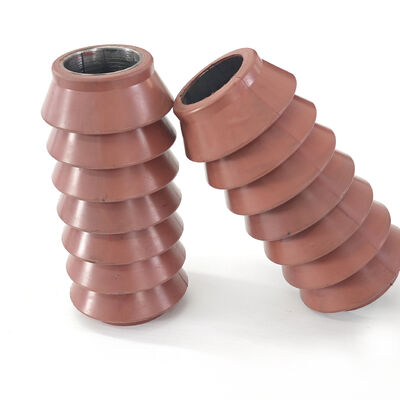 2 1/2 polegadas SV estilo de borracha Swab Cup com resistência à abrasão flexível Multi-Lip Design para aplicações no campo de petróleo