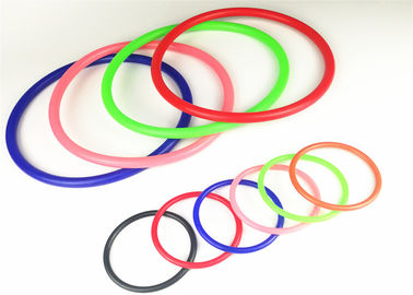 Óleo de borracha colorido OEM resistente, anéis dos anéis-O do selo da borracha de silicone