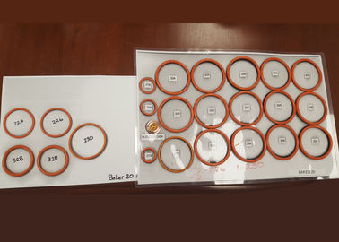 Anéis-O coloridos do silicone AS568/anéis de borracha feitos sob encomenda impermeáveis para selos do óleo