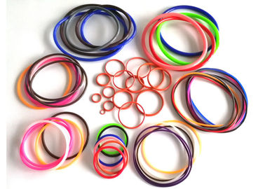 O silicone resistente ao calor hidráulico da borracha de selagem do combustível AS568 coloriu anéis-O