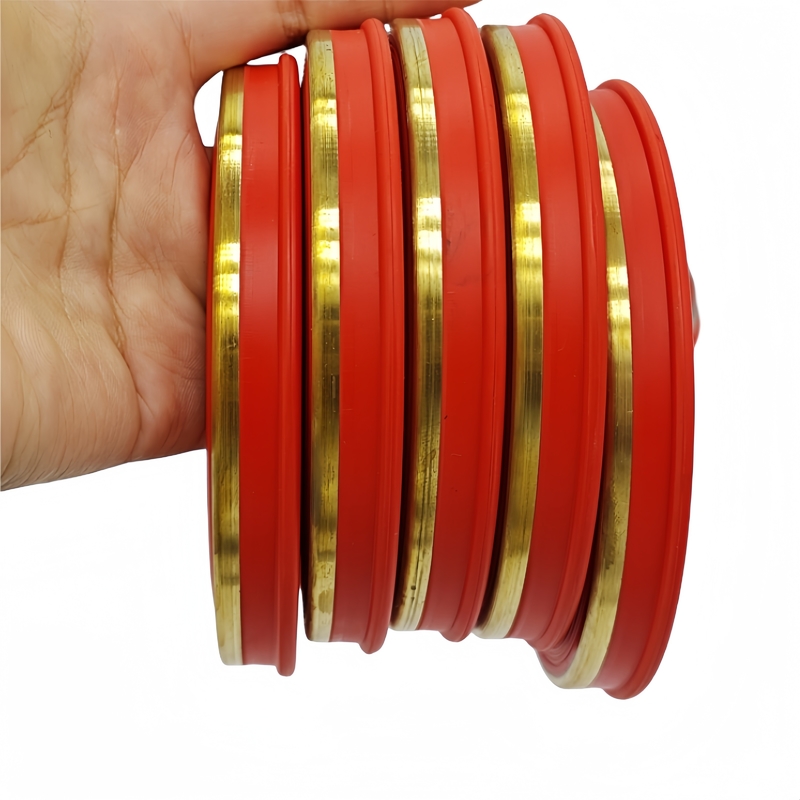 1' 2' 3' 4' Buna NBR HNBR FKM PTFE Weco com Brass e borracha inoxidável vermelha