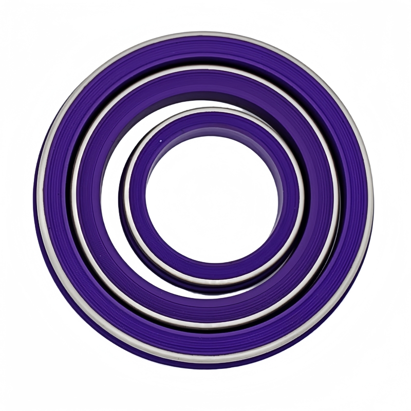 Óleo roxo e resistente ao calor e às substâncias químicas NBR HNBR FKM PTFE Hammer Union Seal com suporte inoxidável