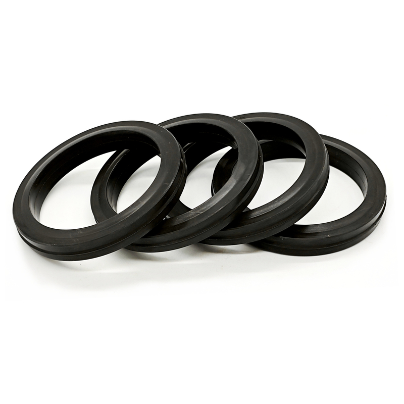 Negro 90 Shore A 2 polegadas FKM HNBR Hammer Union Seal Vee Lip Tipo Seal Anel