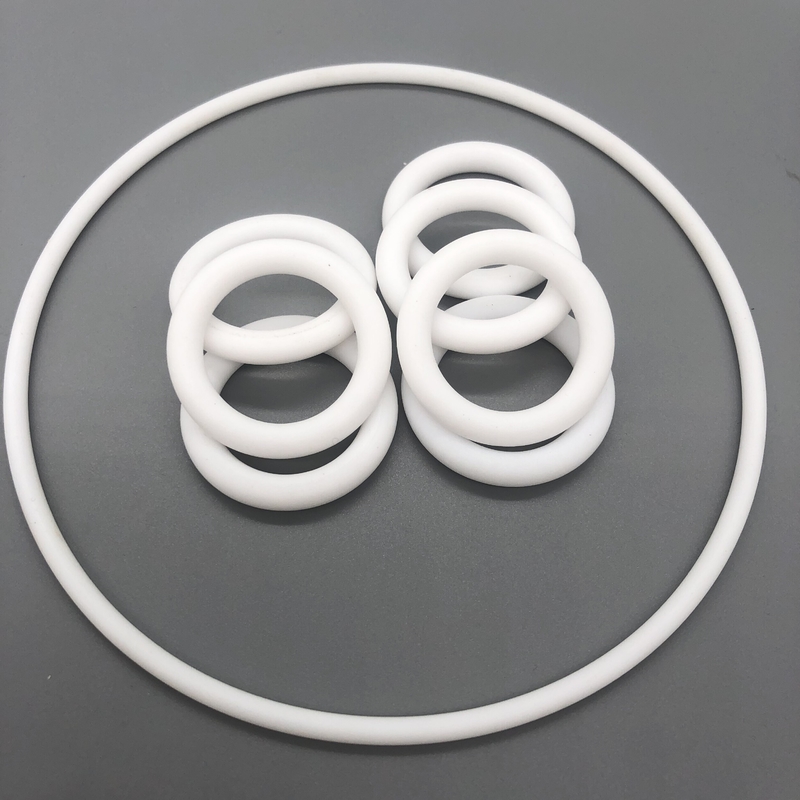 Anéis de borracha plana PTFE resistente a produtos químicos Dimensão / cor / dureza personalizados