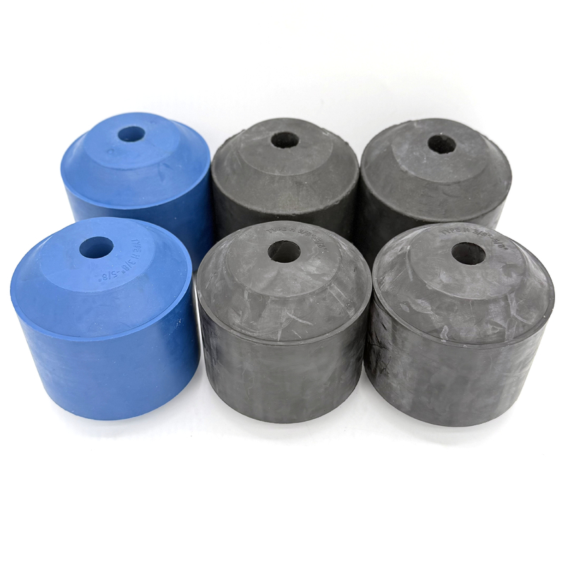 40 a 60 Borda A 3/8" a 5/8" H caucho para poupança de óleo cor preta e azul