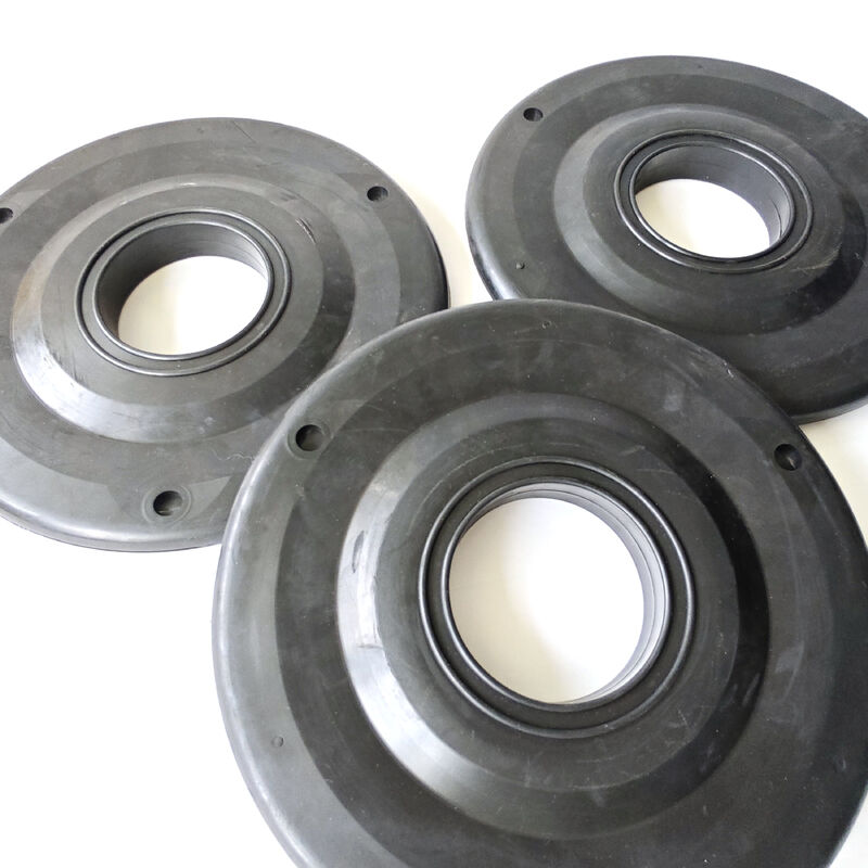 Limpador de tubos de perfuração de borracha industrial de 9 polegadas NBR HNBR Flat Stripper para tubos de óleo e gás de 68 mm ID