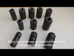 Tipo TA resistente ao óleo Tubos de fio Swabs de borracha Copas para campo petrolífero aceitar tamanho personalizado cor