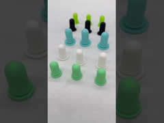 Grade Food Laboratório de borracha de silicone Bung Stopper pequenos tampões de borracha Branco