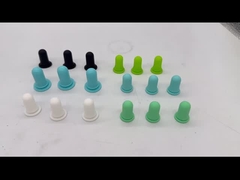Tapetes de borracha de laboratório com buracos, tapetes de silicone para equipamentos de laboratório
